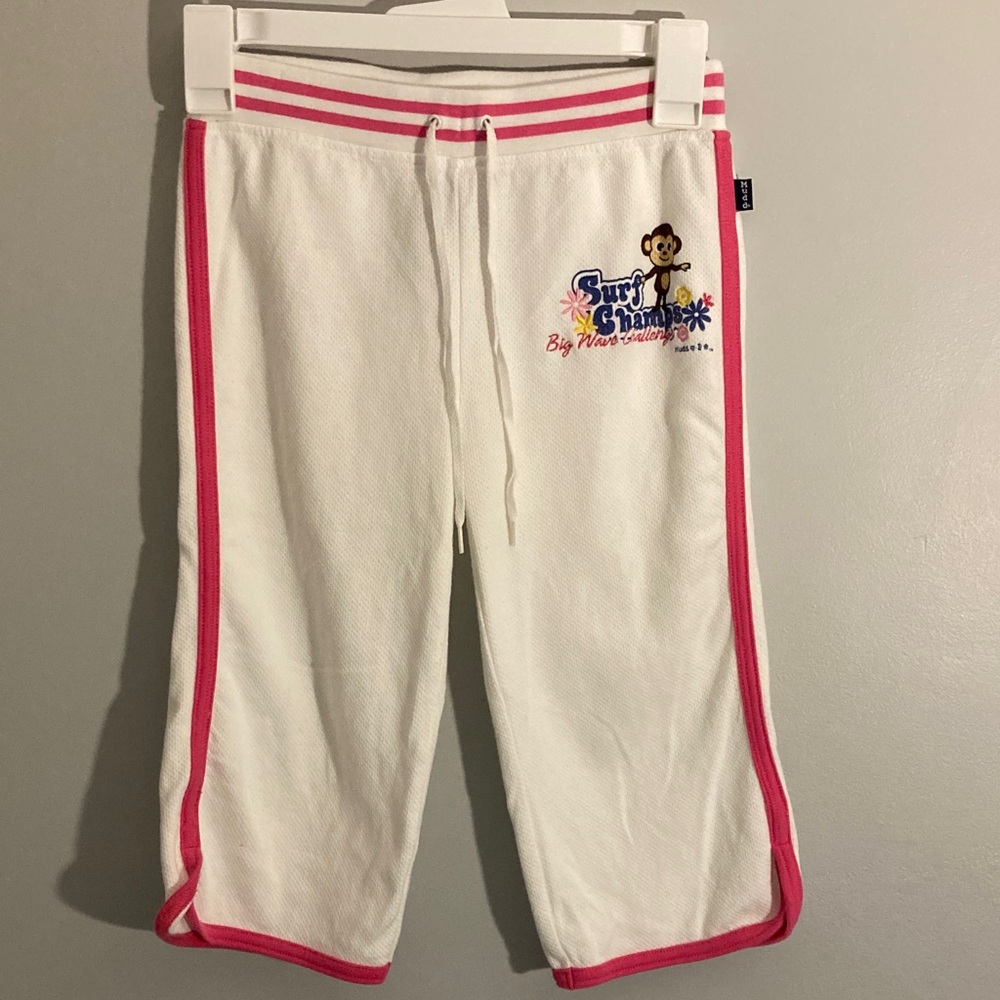 Vintage Mudd pants with floral and monkey details